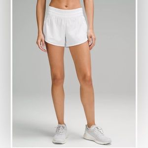Lululemon Tracker Short V *4" White